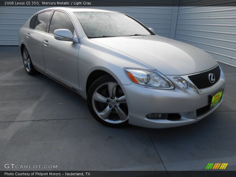 Mercury Metallic / Light Gray 2008 Lexus GS 350