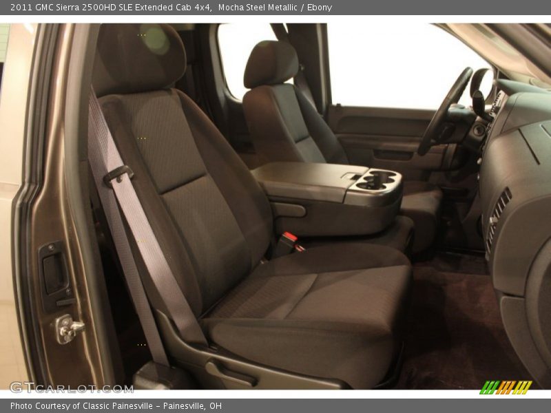 Mocha Steel Metallic / Ebony 2011 GMC Sierra 2500HD SLE Extended Cab 4x4