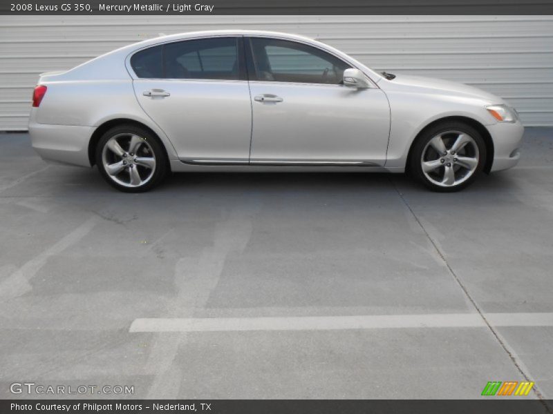 Mercury Metallic / Light Gray 2008 Lexus GS 350