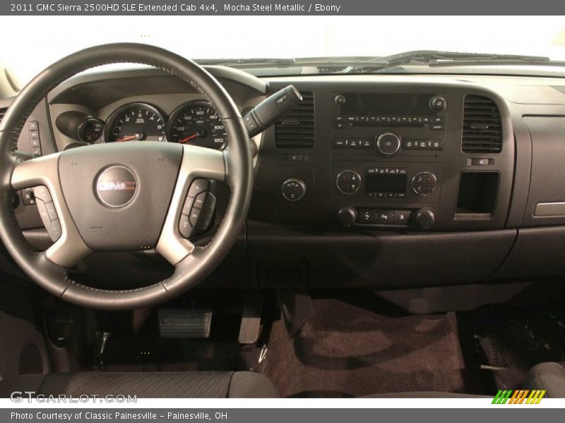 Mocha Steel Metallic / Ebony 2011 GMC Sierra 2500HD SLE Extended Cab 4x4