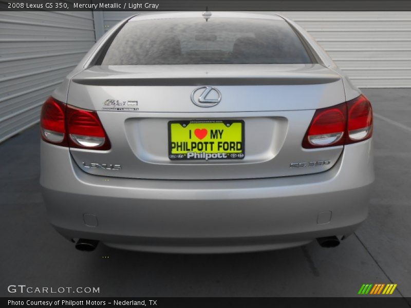 Mercury Metallic / Light Gray 2008 Lexus GS 350