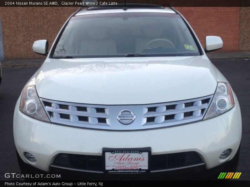 Glacier Pearl White / Cafe Latte 2004 Nissan Murano SE AWD