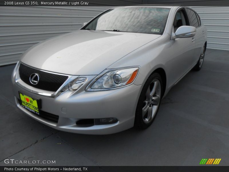 Mercury Metallic / Light Gray 2008 Lexus GS 350