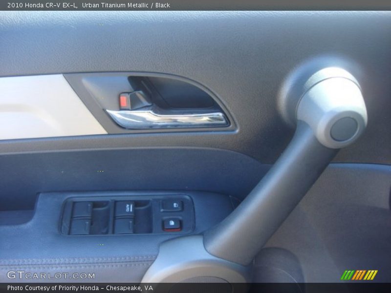 Urban Titanium Metallic / Black 2010 Honda CR-V EX-L