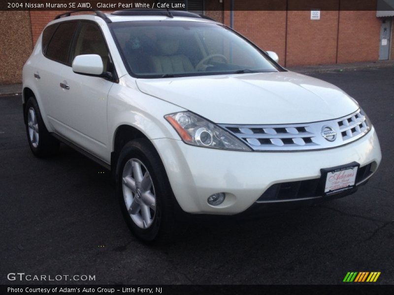 Glacier Pearl White / Cafe Latte 2004 Nissan Murano SE AWD