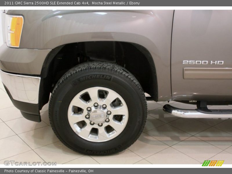 Mocha Steel Metallic / Ebony 2011 GMC Sierra 2500HD SLE Extended Cab 4x4