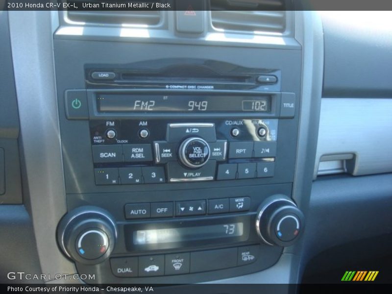 Urban Titanium Metallic / Black 2010 Honda CR-V EX-L