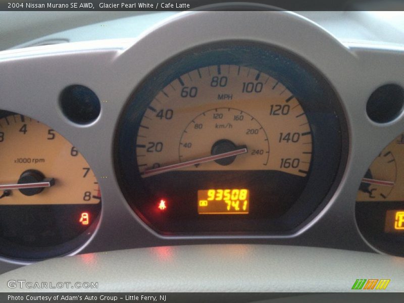 Glacier Pearl White / Cafe Latte 2004 Nissan Murano SE AWD