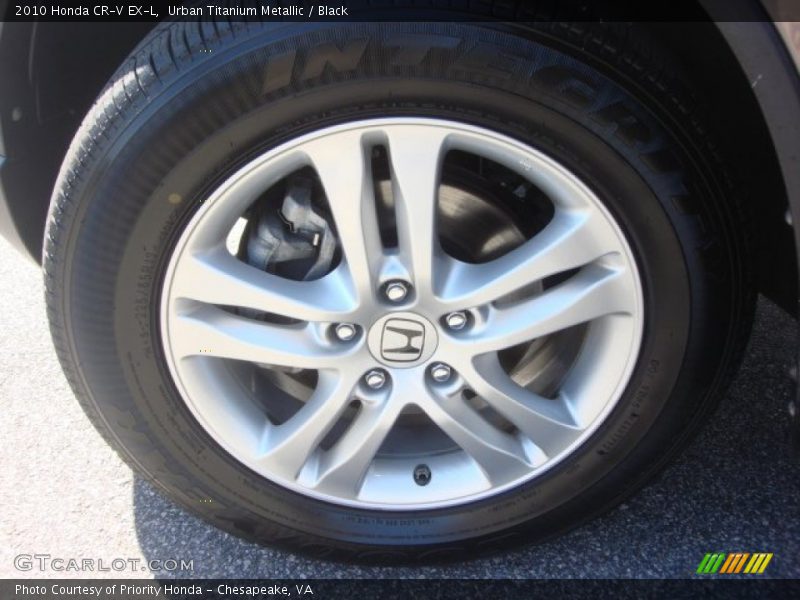 Urban Titanium Metallic / Black 2010 Honda CR-V EX-L