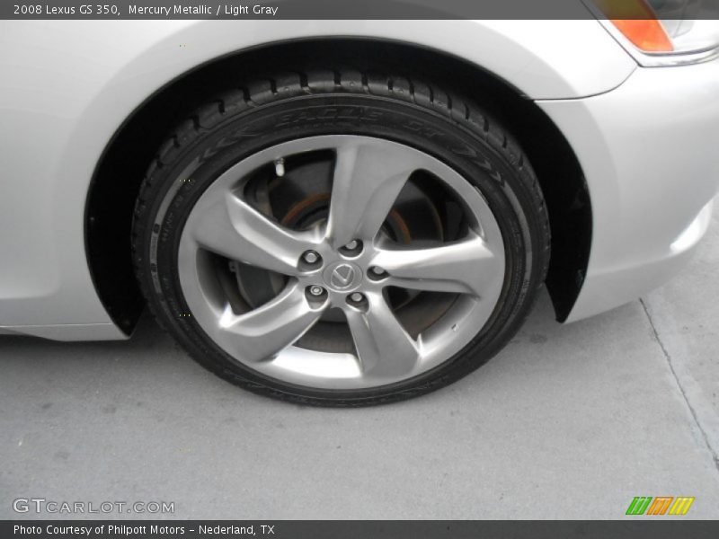 Mercury Metallic / Light Gray 2008 Lexus GS 350