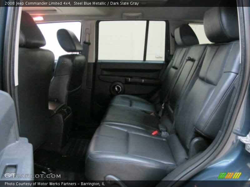 Steel Blue Metallic / Dark Slate Gray 2008 Jeep Commander Limited 4x4