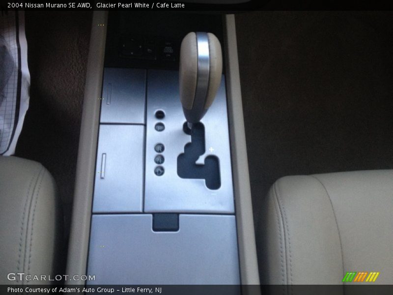 Glacier Pearl White / Cafe Latte 2004 Nissan Murano SE AWD