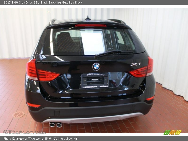 Black Sapphire Metallic / Black 2013 BMW X1 xDrive 28i