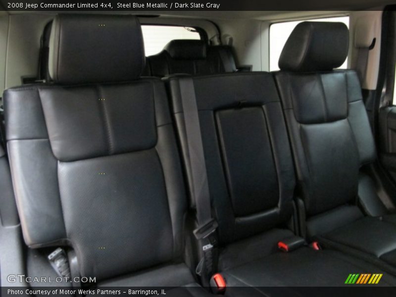 Steel Blue Metallic / Dark Slate Gray 2008 Jeep Commander Limited 4x4