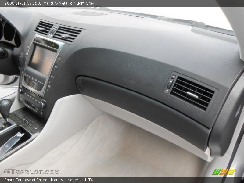Mercury Metallic / Light Gray 2008 Lexus GS 350