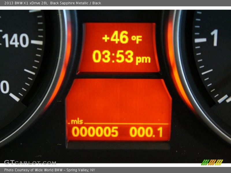 Black Sapphire Metallic / Black 2013 BMW X1 xDrive 28i