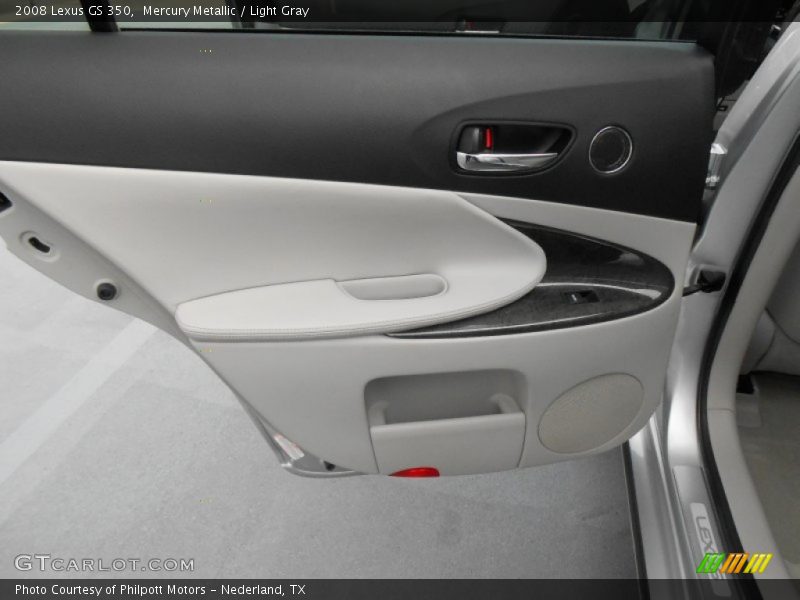 Mercury Metallic / Light Gray 2008 Lexus GS 350