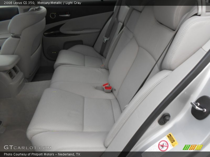 Mercury Metallic / Light Gray 2008 Lexus GS 350