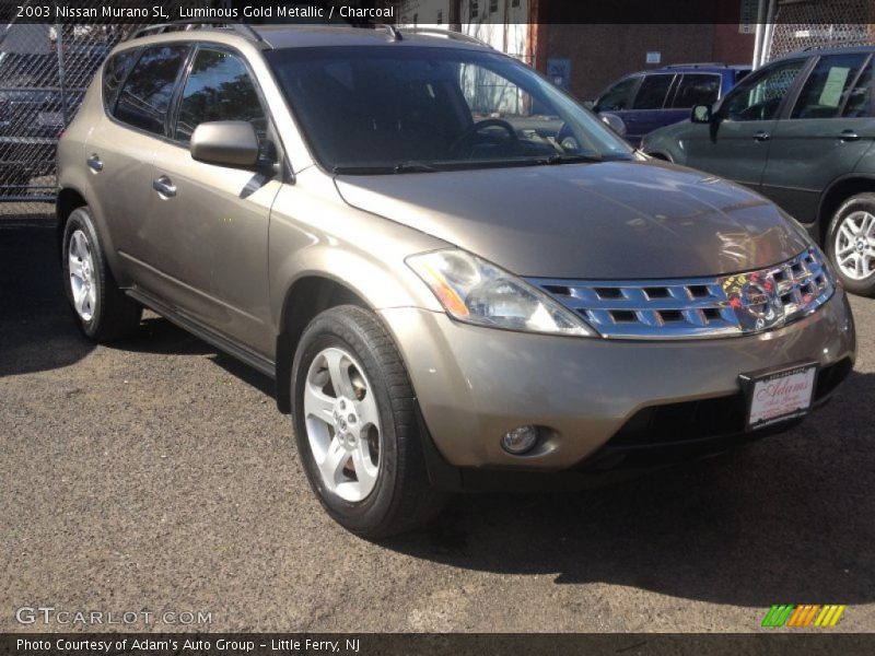 Luminous Gold Metallic / Charcoal 2003 Nissan Murano SL