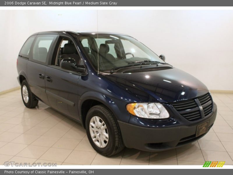 Midnight Blue Pearl / Medium Slate Gray 2006 Dodge Caravan SE