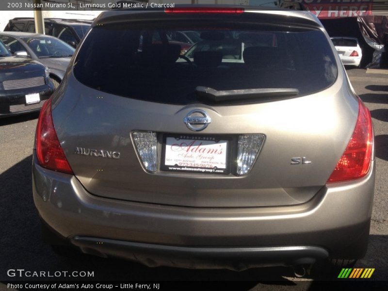 Luminous Gold Metallic / Charcoal 2003 Nissan Murano SL