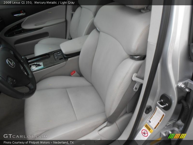 Mercury Metallic / Light Gray 2008 Lexus GS 350
