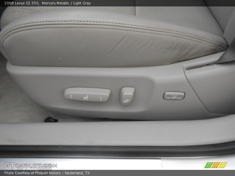 Mercury Metallic / Light Gray 2008 Lexus GS 350