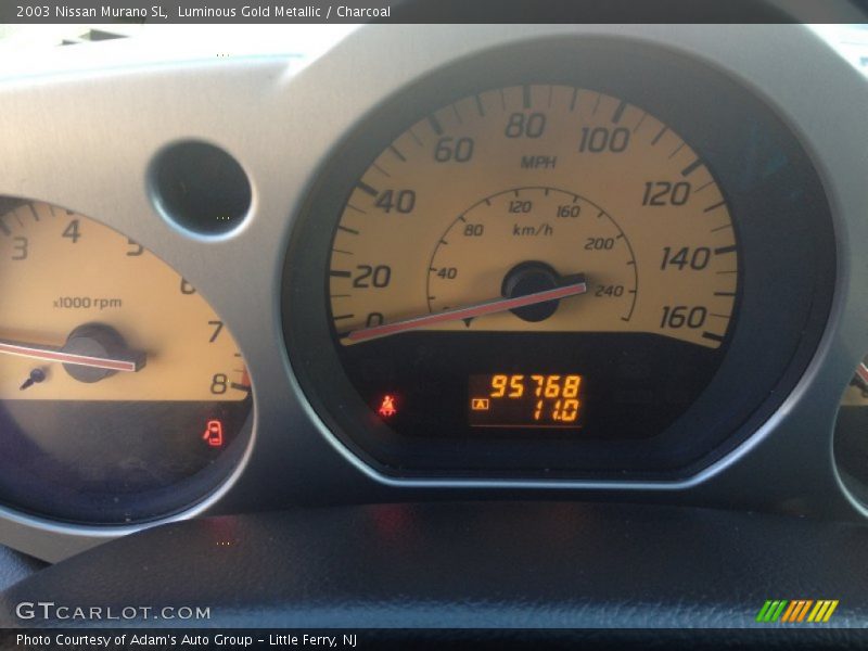 Luminous Gold Metallic / Charcoal 2003 Nissan Murano SL