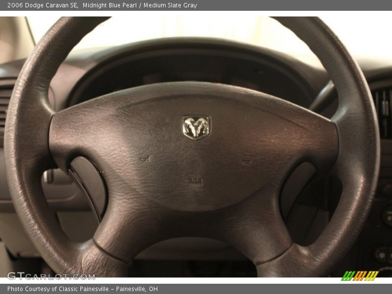 Midnight Blue Pearl / Medium Slate Gray 2006 Dodge Caravan SE