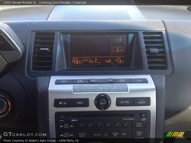 Luminous Gold Metallic / Charcoal 2003 Nissan Murano SL