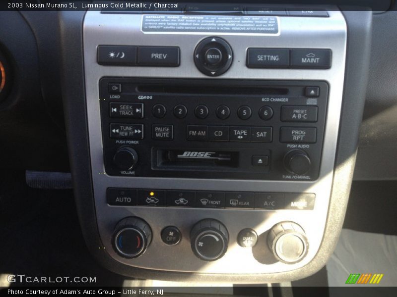 Luminous Gold Metallic / Charcoal 2003 Nissan Murano SL