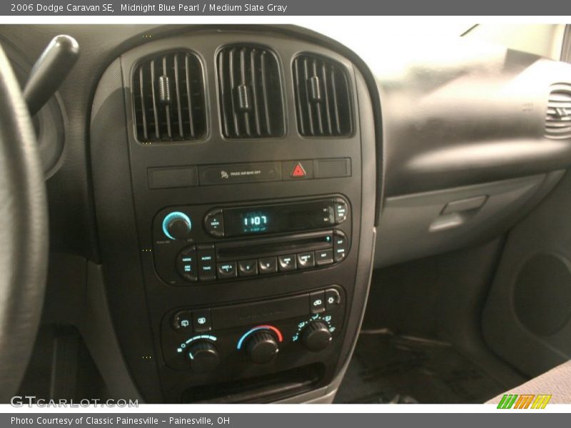 Midnight Blue Pearl / Medium Slate Gray 2006 Dodge Caravan SE