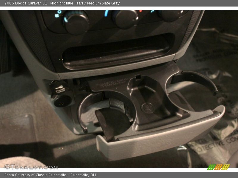 Midnight Blue Pearl / Medium Slate Gray 2006 Dodge Caravan SE
