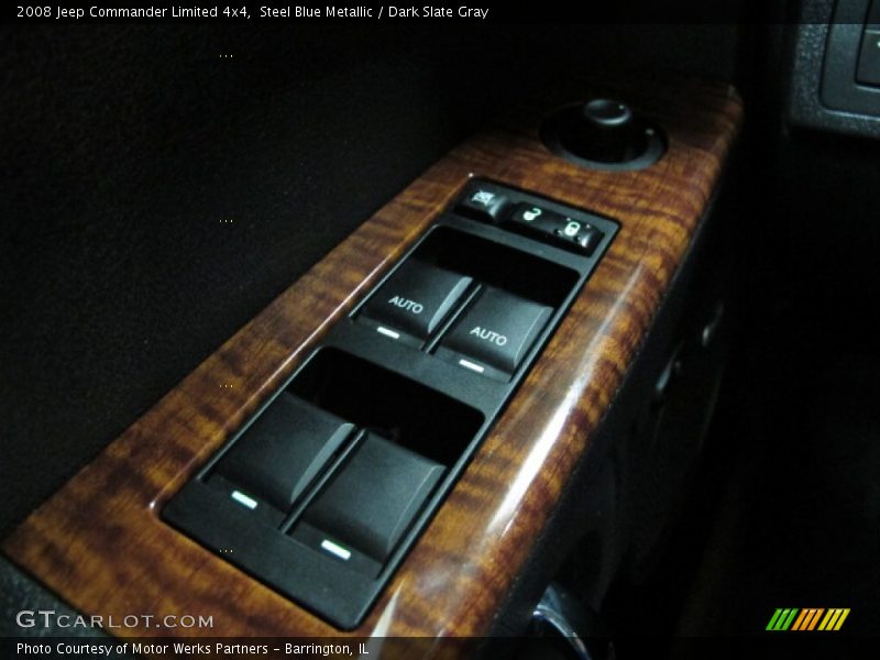 Steel Blue Metallic / Dark Slate Gray 2008 Jeep Commander Limited 4x4