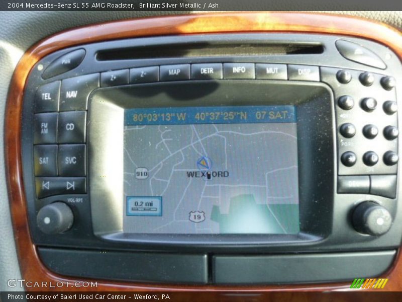 Navigation of 2004 SL 55 AMG Roadster