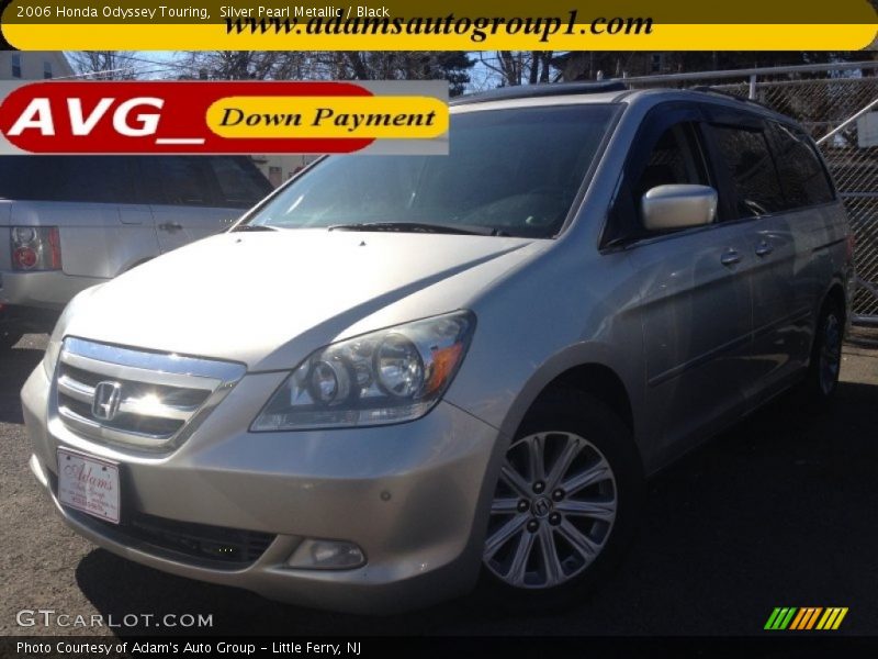 Silver Pearl Metallic / Black 2006 Honda Odyssey Touring