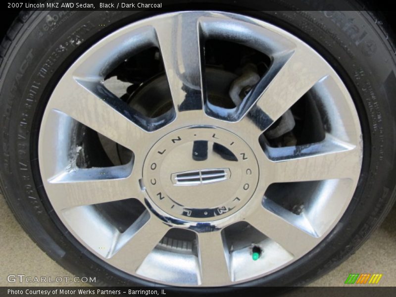 Black / Dark Charcoal 2007 Lincoln MKZ AWD Sedan