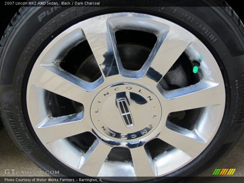 Black / Dark Charcoal 2007 Lincoln MKZ AWD Sedan