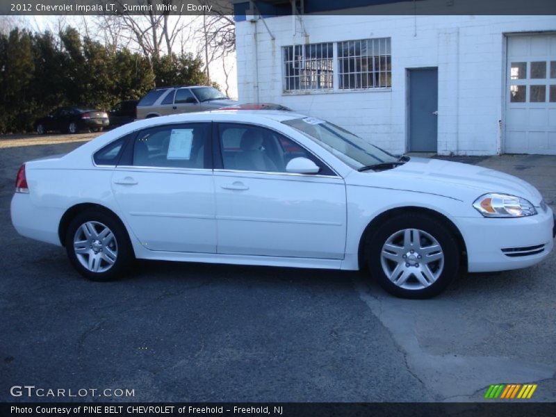 Summit White / Ebony 2012 Chevrolet Impala LT