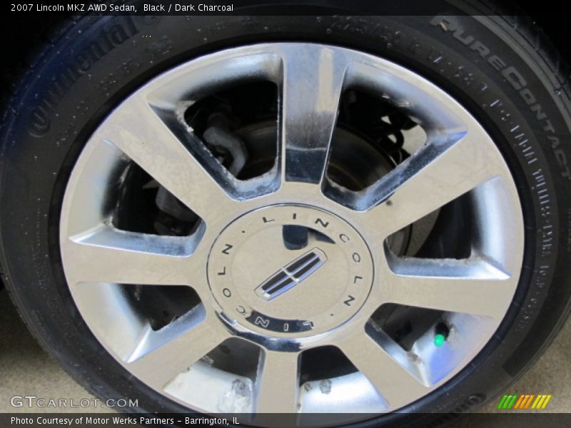 Black / Dark Charcoal 2007 Lincoln MKZ AWD Sedan