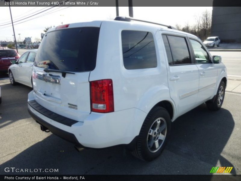 Taffeta White / Gray 2010 Honda Pilot Touring 4WD