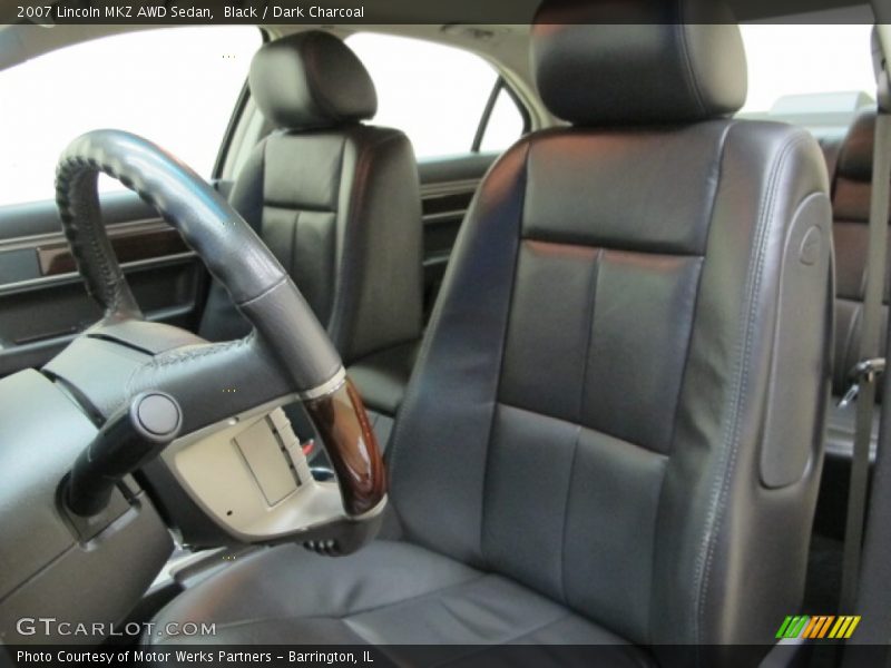 Black / Dark Charcoal 2007 Lincoln MKZ AWD Sedan