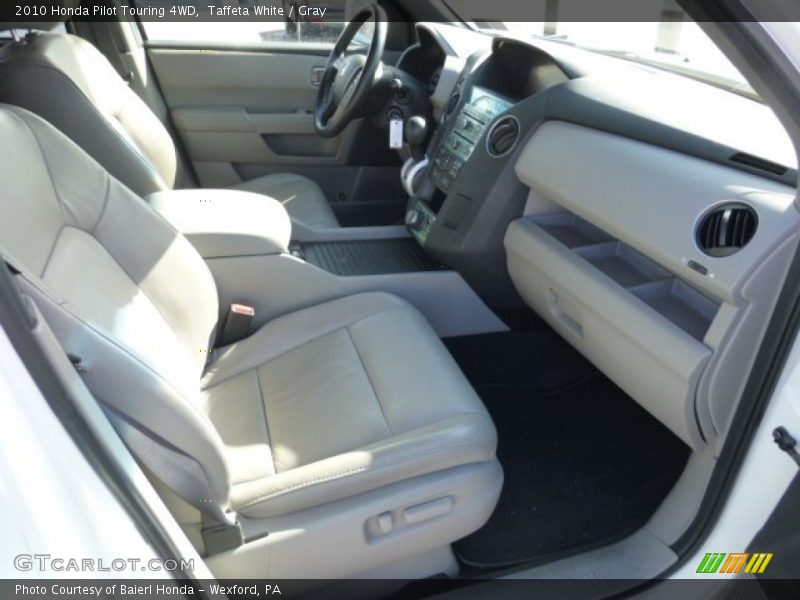 Taffeta White / Gray 2010 Honda Pilot Touring 4WD
