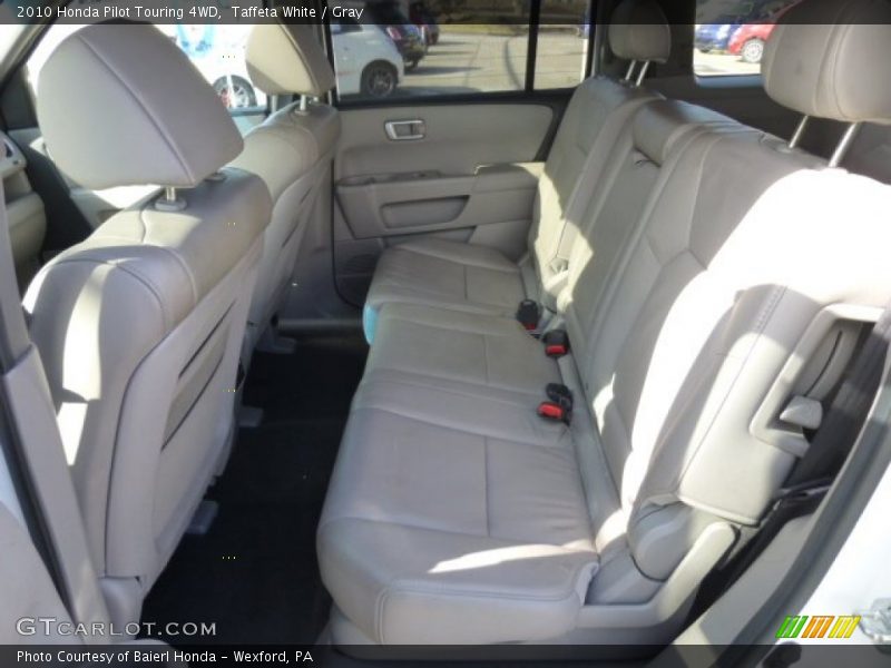Taffeta White / Gray 2010 Honda Pilot Touring 4WD