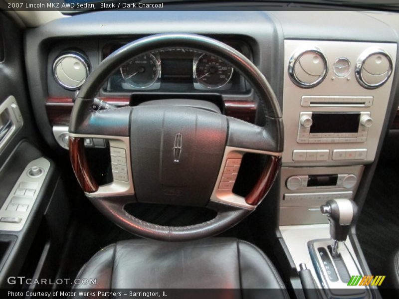Black / Dark Charcoal 2007 Lincoln MKZ AWD Sedan