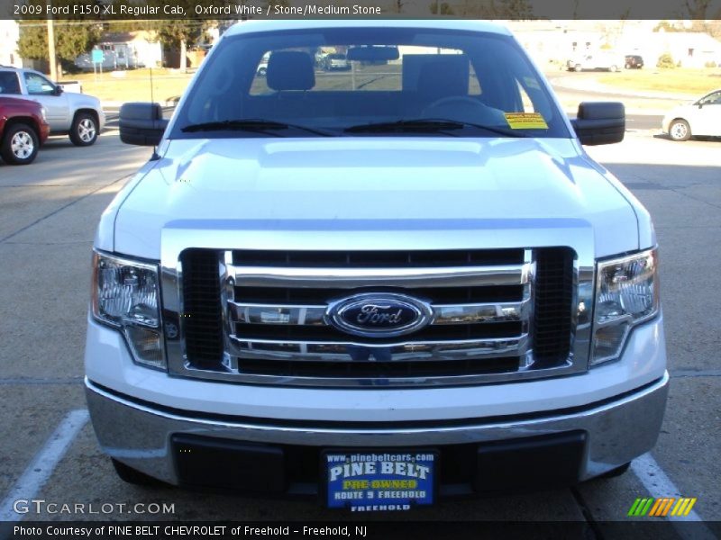 Oxford White / Stone/Medium Stone 2009 Ford F150 XL Regular Cab