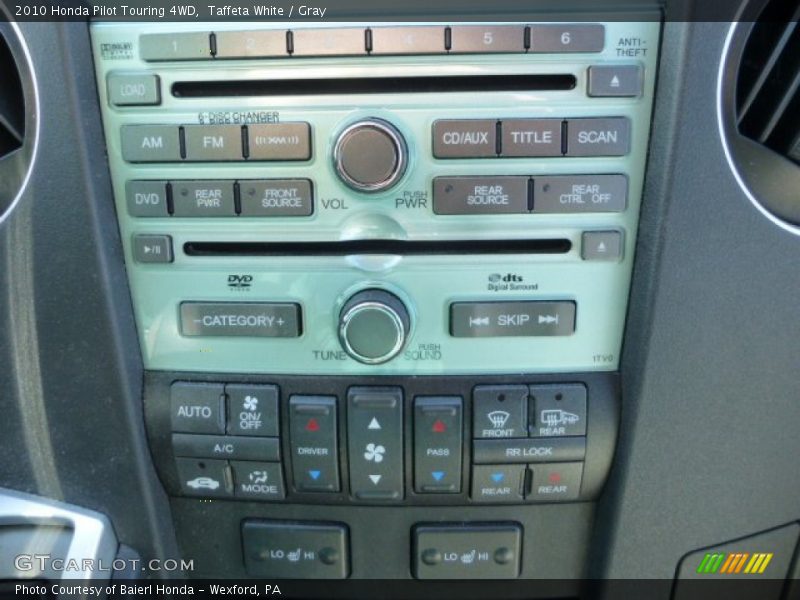 Taffeta White / Gray 2010 Honda Pilot Touring 4WD