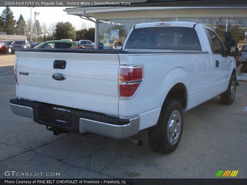 Oxford White / Stone/Medium Stone 2009 Ford F150 XL Regular Cab