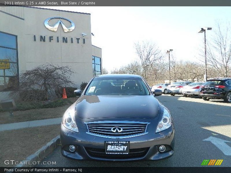 Blue Slate / Graphite 2011 Infiniti G 25 x AWD Sedan