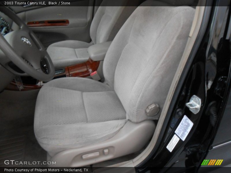 Black / Stone 2003 Toyota Camry XLE